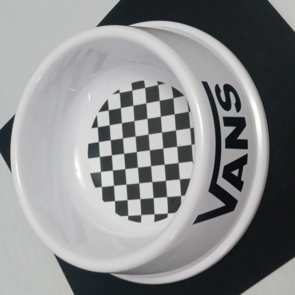 VANS 3 Piece Bundle, Dog Bowl, Faux Leather Coasters (2) & Sticky Post It Notes - Picture 3 of 8